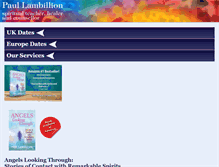 Tablet Screenshot of paullambillion.co.uk